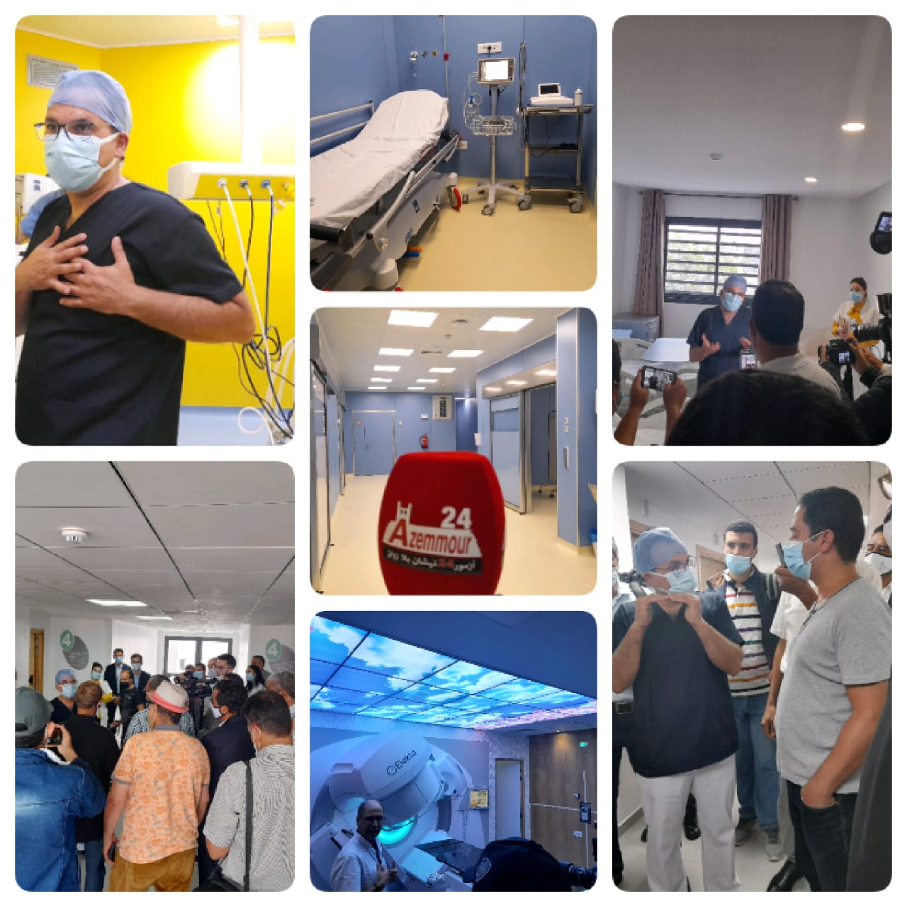 تقديم شروحات من طرف أطر المستشفى  الخاص بالجديدة *فيديو*