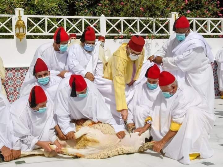 الملك محمد السادس يؤدي “صلاة العيد” وينحر الأضحية بمدينة فاس