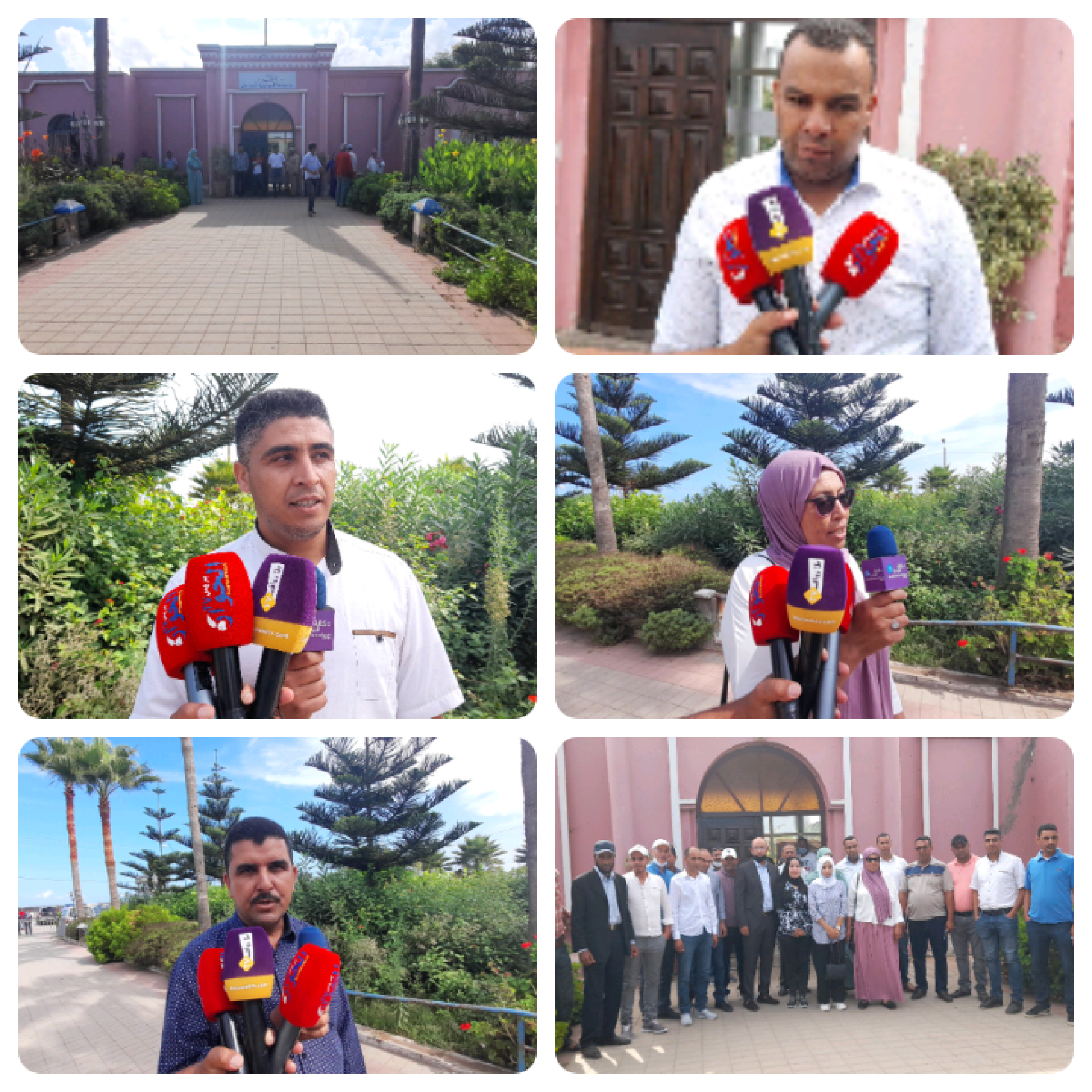 اعضاء ومستشاري جماعة المهارزة الساحل في تصريحات بعد تكوين المكتب