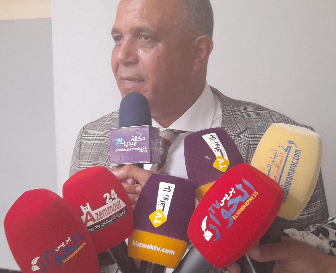 انتخاب  عبدالرحيم ابو القسيم رئيسا  لجماعة اشتوكة إقليم الجديدة
