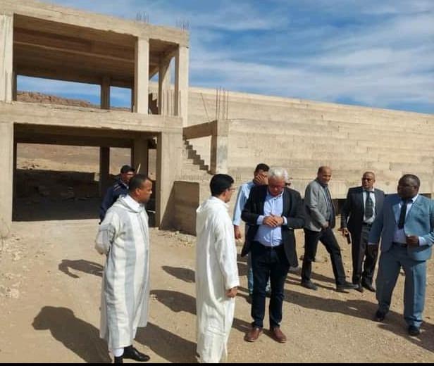 لجن رفيعة المستوى في زيارات ميدانية لملاعب إقليم الرشيدية