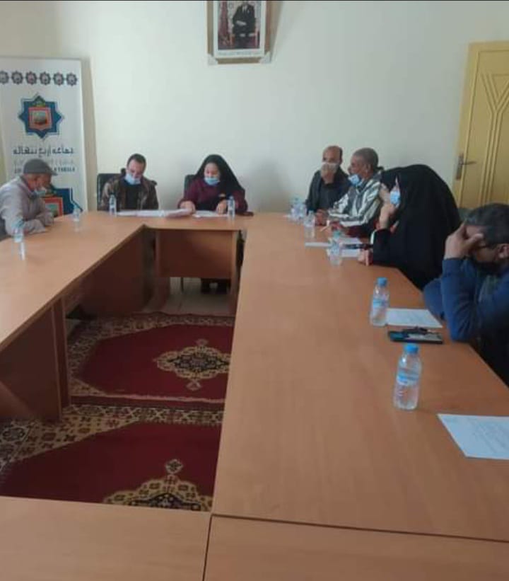 مجلس جماعة إريغ نتهالة دائرة تافراوت إقليم تيزنيت  يعقد  دورة إستثنائية