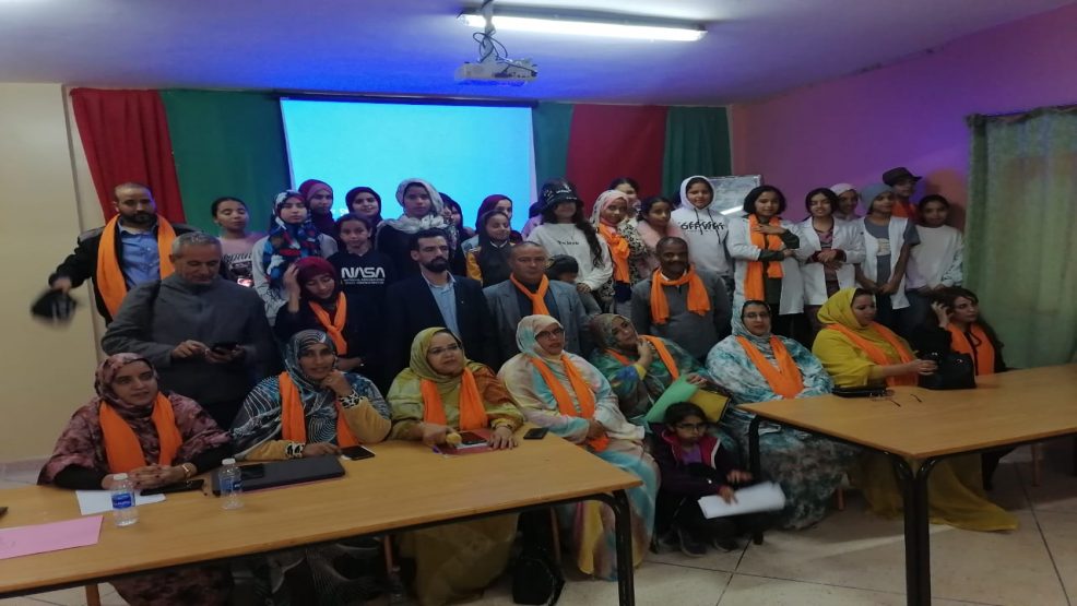 اخفنير طرفاية : حملة تحسيسية حول العنف ضد النساء