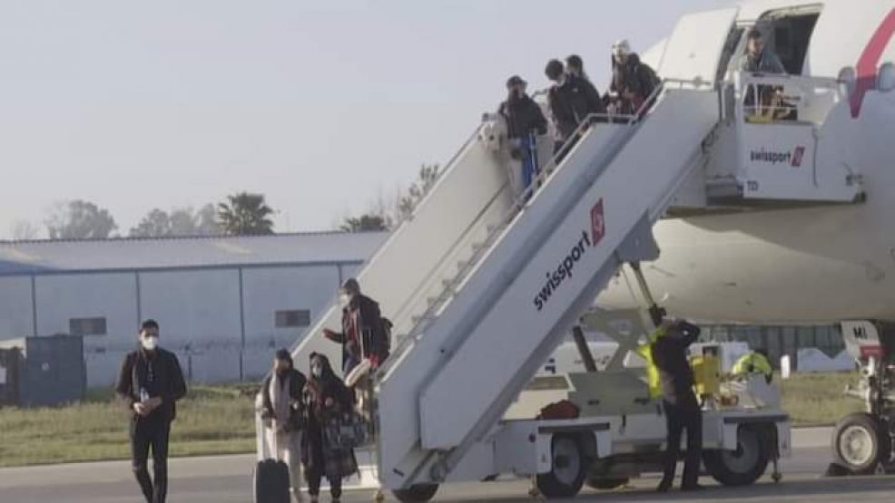وصول اول طائرة تقل طلبة مغاربة بأوكرانيا