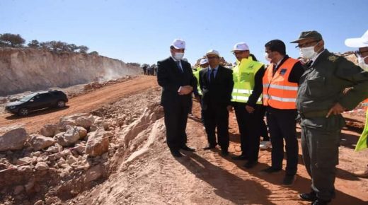 لجنة برلمانية استطلاعية في زيارة للطريق السريع تيزنيت الداخلة