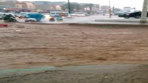 تارودانت : أمطار عاصفية مصحوبة بالرعد والبرق