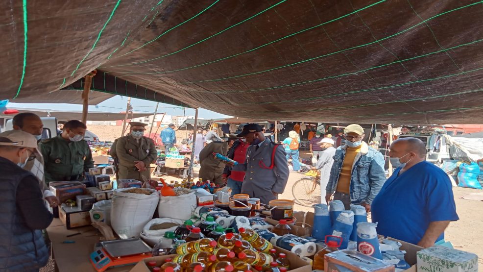 لجنة للمراقبة تقوم بجولة بالسوق الأسبوعي لميراللفت