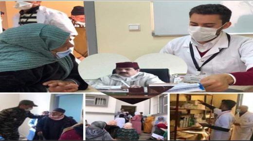 قافلة طبية بجماعة تيمحضيت تحت اشراف عامل اقليم افران