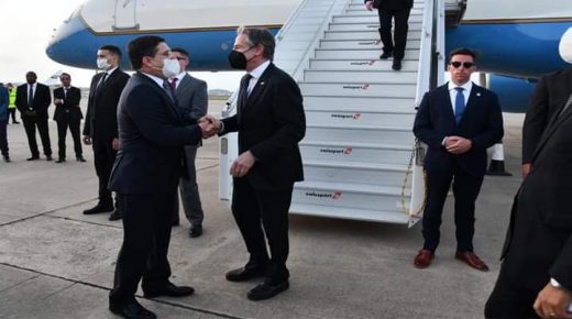 كاتب الدولة الأمريكي “أنتوني بلينكن ” يحل بالمغرب