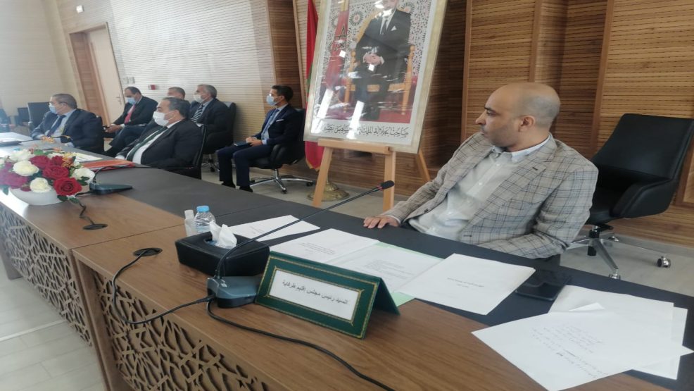 دورة استثنائية للمجلس الاقليمي لطرفاية لتنزيل برنامج اوراش