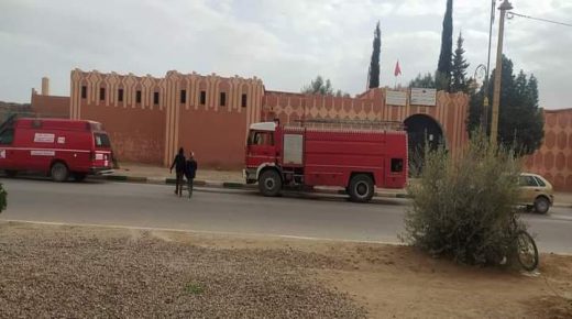 اندلاع حريق ذاخل خيرية ضواحي ورزازات