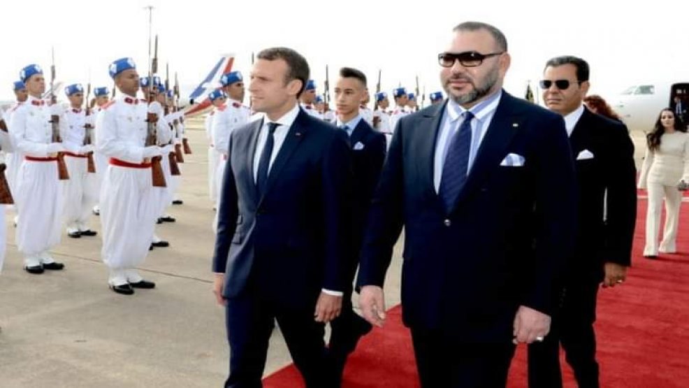 برقية تهنئة من جلالة الملك إلى السيد إيمانويل ماكرون بمناسبة إعادة انتخابه رئيسا للجمهورية الفرنسية