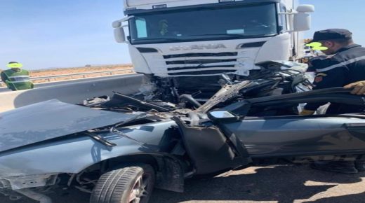 شيشاوة: مصرع أسرة بكاملها في حادثة سير بالطريق السيار