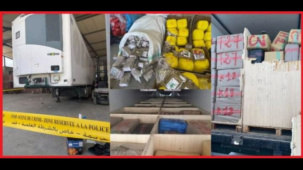 طنجة: إجهاض عملية كبرى للتهريب الدولي للمخدرات وحجز شحنة قياسية تناهز 31 طنا و197 كيلوغرام من مخدر الحشيش