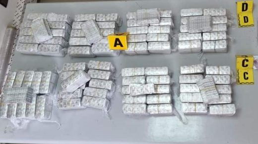 الرباط : توقيف شخصين ضبطت بحوزتهما 52.410 وحدة من الأقراص الطبية المخدرة