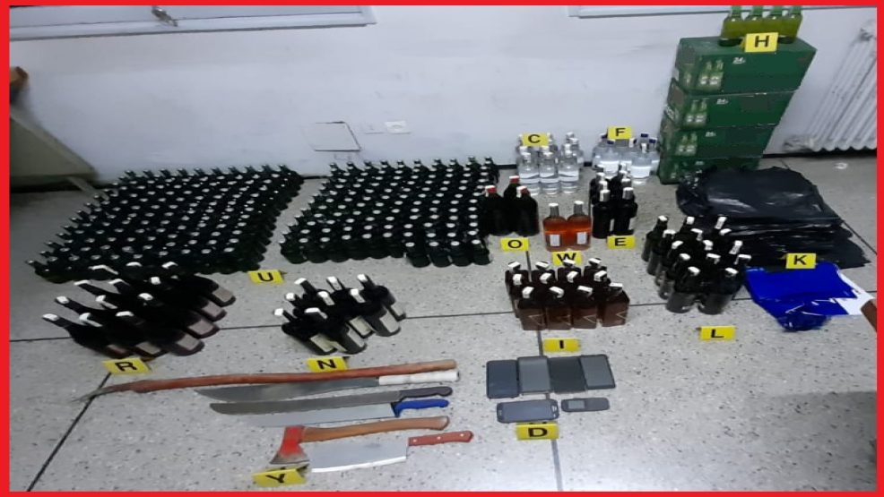 بيع الكحول وحيازة السلاح الأبيض يورط ثلاث شبان بمكناس