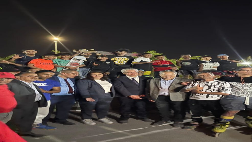 الجامعة الملكية المغربية للسكيت الرولر والتروتينيت والرياضات الحضرية تشارك في حفل افتتاح منتزه مولاي الحسن بمدينة مراكش