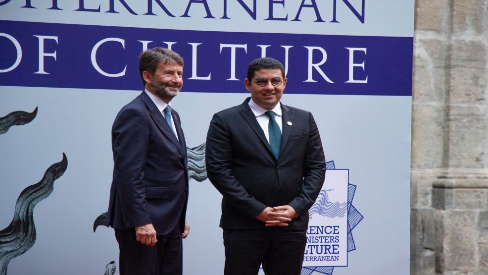 بنسعيد يشارك في اجتماع وزراء الثقافة للمنطقة الأورو متوسطية ويلتقي نظيره الإيطالي ووزير خارجية إيطاليا