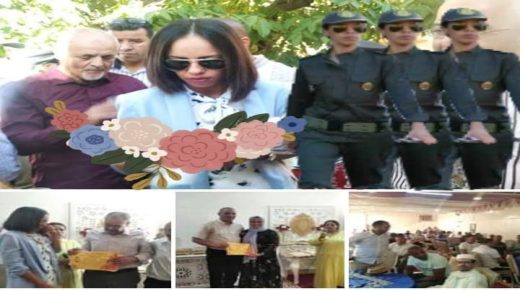 دموع غمرت الحاضرين اثر حفل انتقال القائدة شيماء الشهباوي بازرو اقليم افران