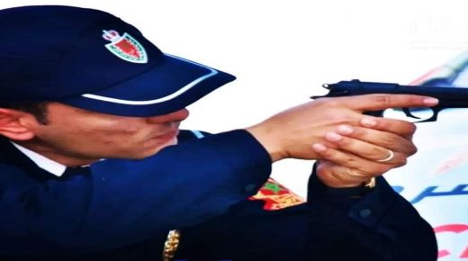 شرطي بأمن مولاي الرشيد  يستعمل سلاحه الوظيفي بشكل تحديري