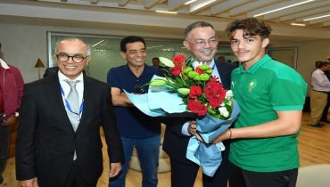 إستقبال رسمي كبير لعناصر منتخب كرة القدم اقل من 17 سنة وصيف ابطال العرب