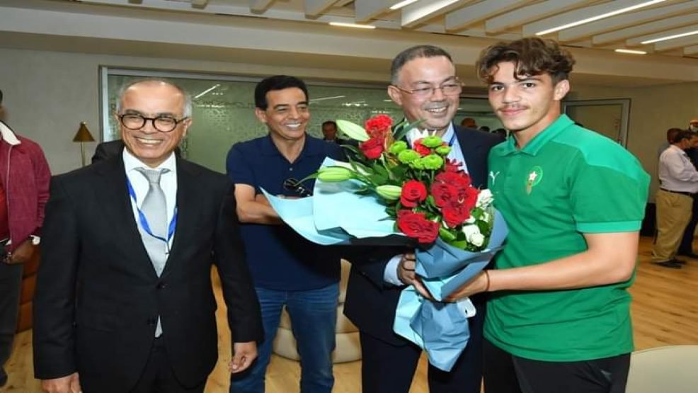 إستقبال رسمي كبير لعناصر منتخب كرة القدم اقل من 17 سنة وصيف ابطال العرب