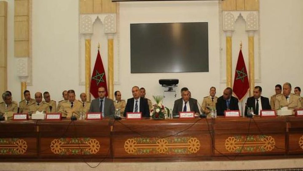 مراسيم تنصيب الكاتب العام و نساء و رجال السلطة الجدد المعينين بنفوذ عمالة وجدة انجاد