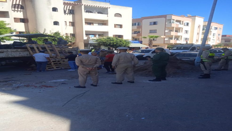 منذ تعيينه.. قائد المقاطعة الرابعة  بالجديدة يضرب بقوة لتحرير الملك العمومي