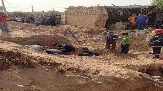 فاجعة : طمر احد عمال الاوراش ببيوكرى ضواحي أكادير