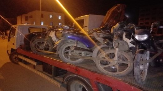 الدرك الملكي لمركز درك الفتح1 ببني يخلف  يشن حملة شاملة  ضد المخالفين للقانون