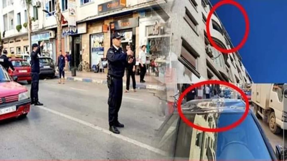 محاولة إنت.حار شاب بسقوطه من اعلى عمارة بالناظور