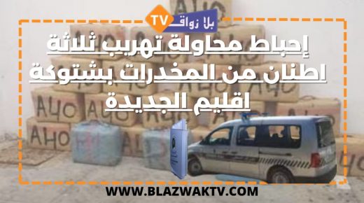 الدرك الملكي يحبط محاولة تهريب 3 اطنان من مخدر الشيرا بشتوكة اقليم الجديدة