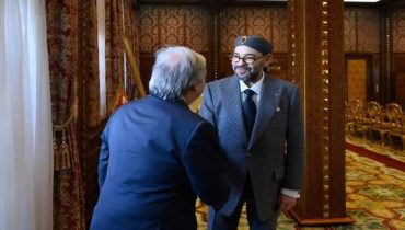 الملك محمد السادس يستقبل الأمين العام للأمم المتحدة (البلاغ)