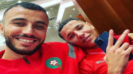 اللاعب أمين حاريت يلتحق بالمنتخب الوطني بقطر