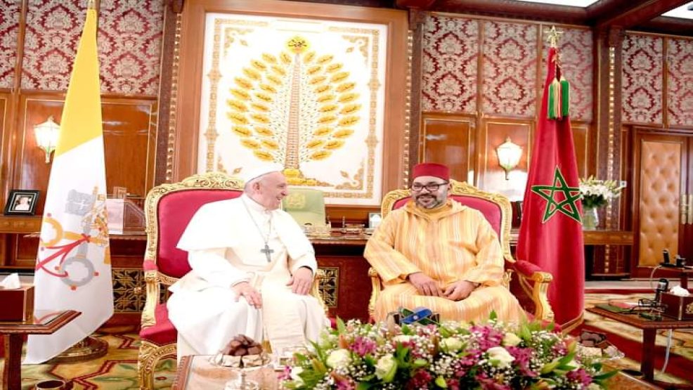 برقية تعزية ومواساة من امير المومنين للبابا فرانسيس