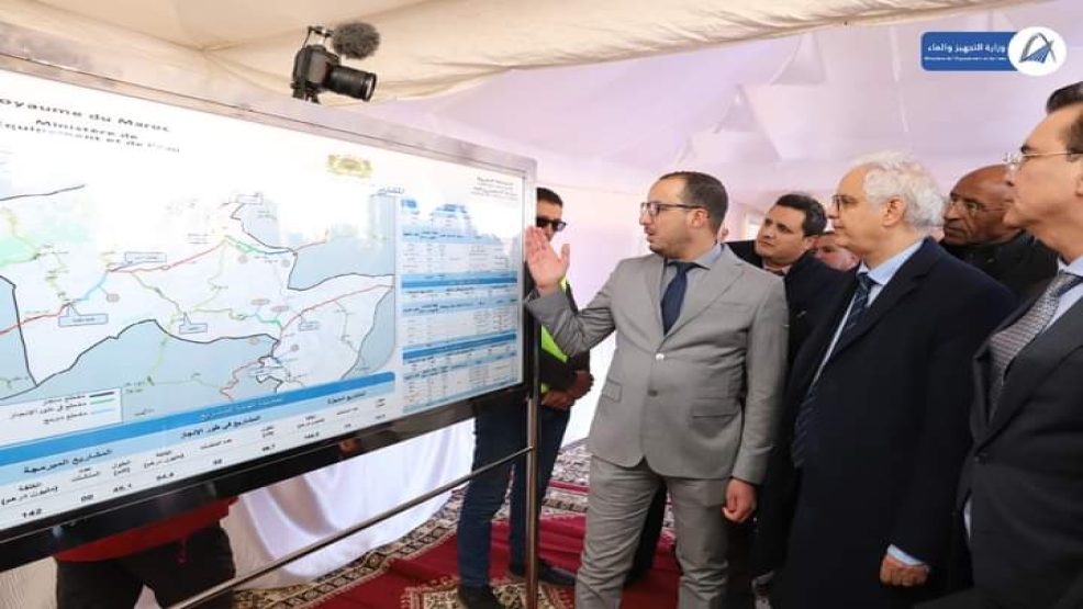 وزير التجهيز والماء يتفقد مشروع تهيئة الطريق بين بومالن دادس وقلعة مكونة