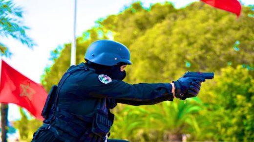 اشهار السلاح الوظيفي من طرف مفتش شرطة بحي مولاي رشيد بالبيضاء