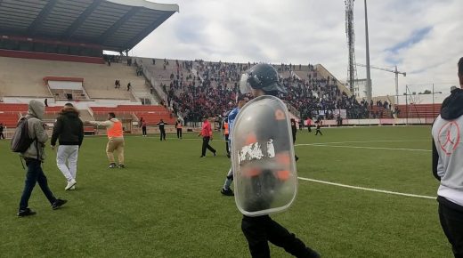 توقيف 9 اشخاص على هامش احداث مباراة مكناس