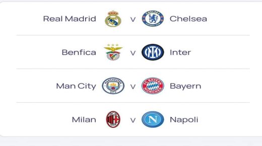 دوري أبطال أوروبا لكرة القدم.. مباريات قوية في ربع النهائي