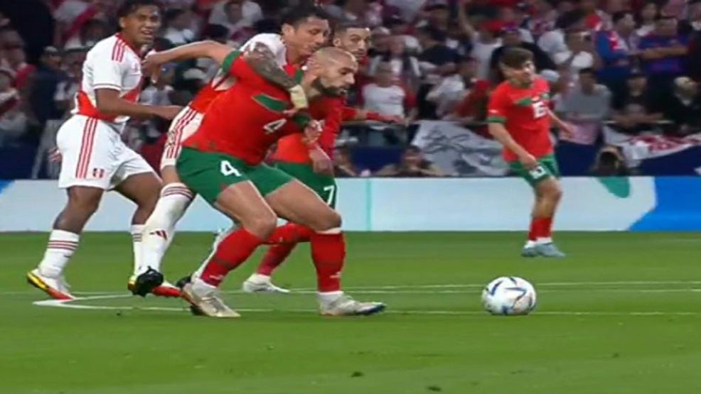 المنتخب الوطني المغربي ينهي المباراة الودية أمام المنتخب البيروفي بصفر لمثله