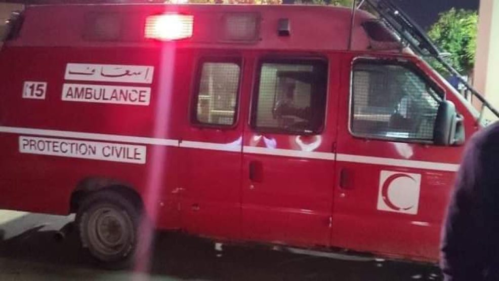 مصرع شخصين واصابة عشرون اخرين في انقلاب حافلة ضواحي بنجريرش