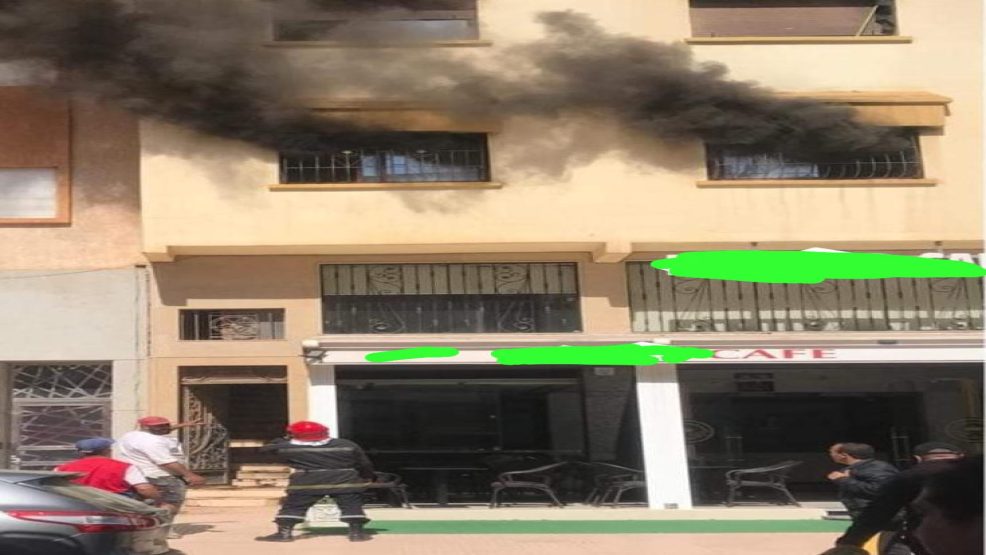 الجديدة : اندلاع حريق مهول داخل منزل بحي النجد
