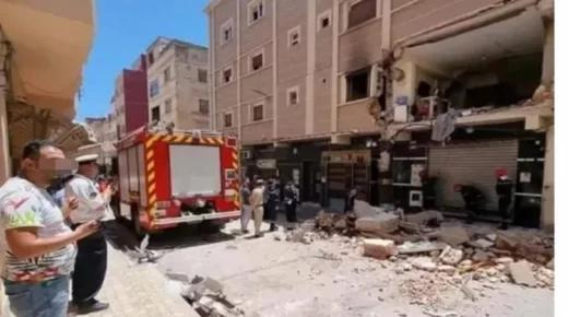 الناظور : انفجار قنينة غاز يرسل 8افراد للمستشفى ويدمر واجهة المنزل