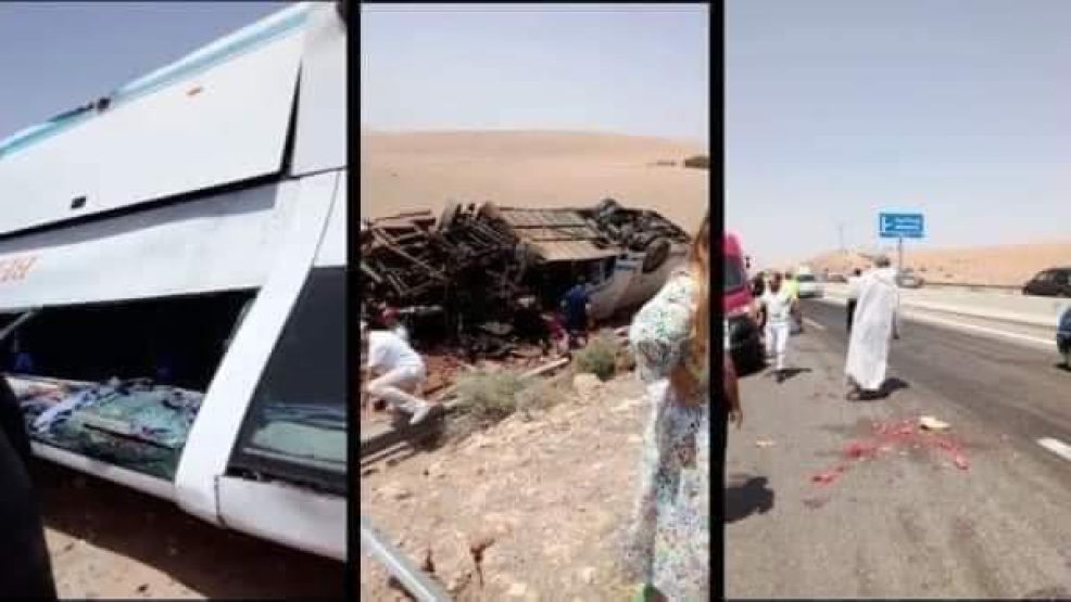 مصرع 3اشخاص في حادثة سير على الطريق السيار ضواحي ايمنتانوت