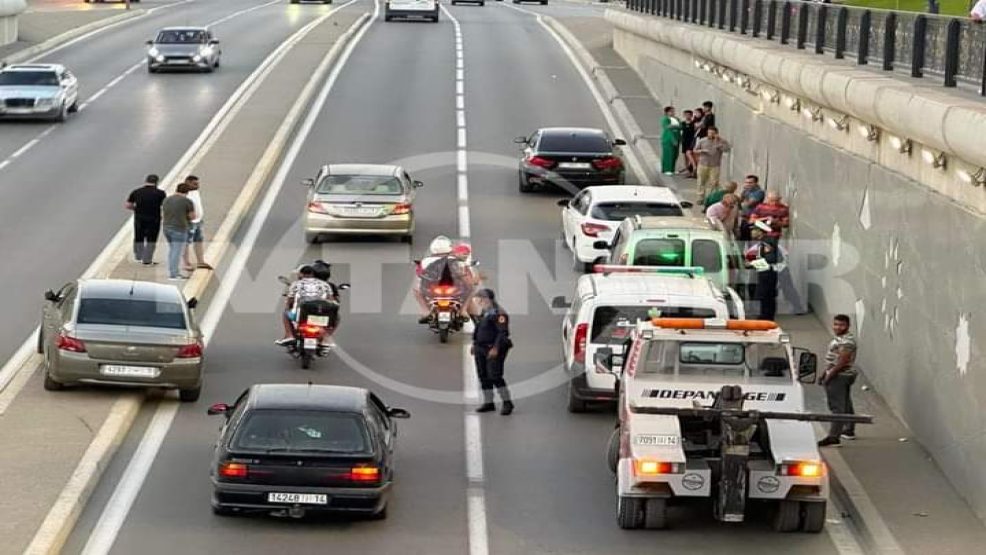 مصرع سائق بعد رميه بحجر بنفق مسنانة بطنجة