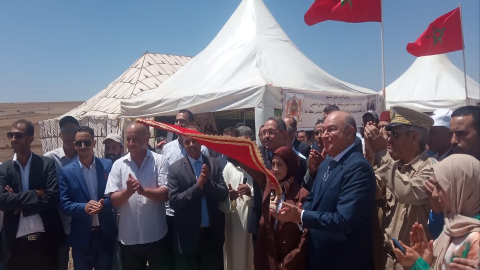 عامل إقليم سطات يعطي انطلاقة عدد من المشاريع بدائرة إبن احمد الشمالية