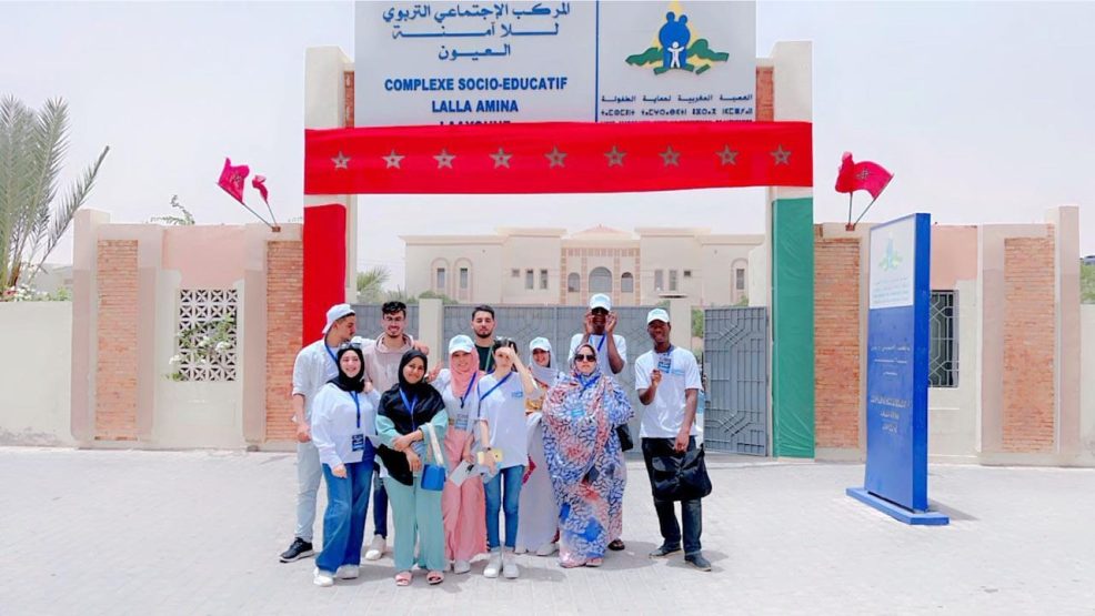 بين أجنحة التطوع: رحلة الخير والتأثير في مدينة العيون