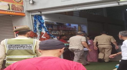 حملة تحرير الملك العمومي بابرز شوارع الجديدة