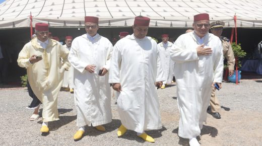 انطلاق فعاليات موسم مولاي عبد الله أمغار و مشاركة قياسية للخيالة وسربات التبوريدة