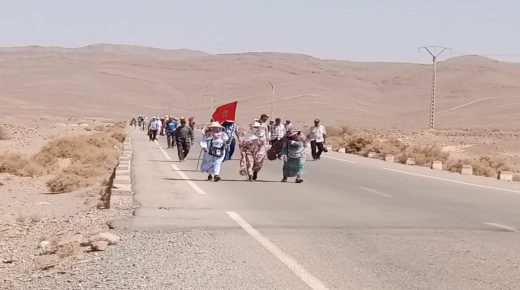 الجفاف يخرج ساكنة قدوسة جماعة وادي انعام للاحتجاج